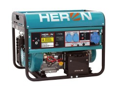 Heron benzinmotoros áramfejlesztõ, max 7000 VA, egyfázisú (EGM-68 AVR-1E), önindítós 